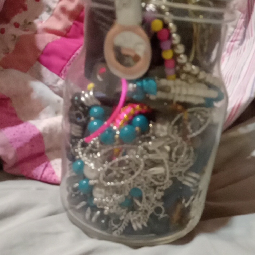 Large Mysterty Jewelry Jar